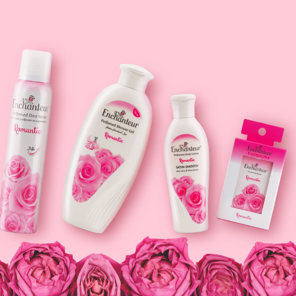 Enchanteur spray+shower gel+body lotion+pocket perfume